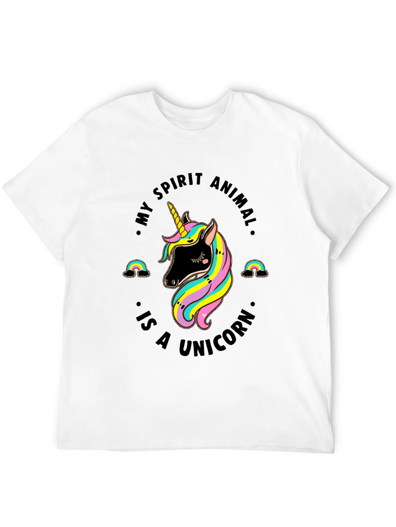 Unicorn Spirit Animal Graphic Tee