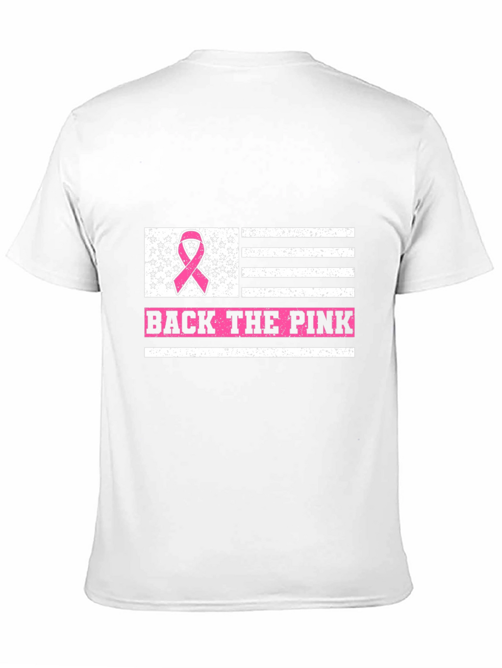 Back the Pink Breast Cancer Awareness Graphic Tee