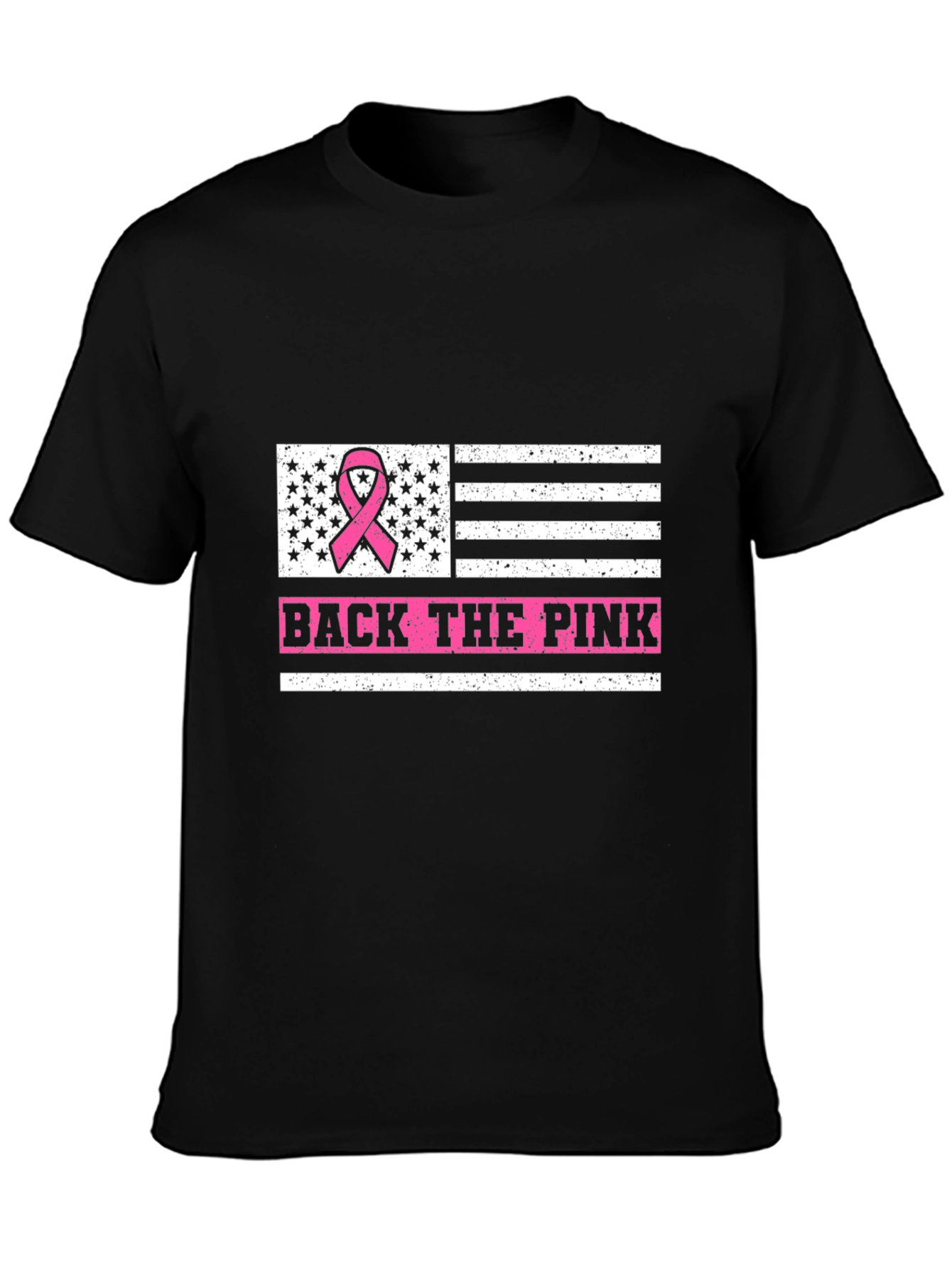 Back the Pink Breast Cancer Awareness Graphic Tee