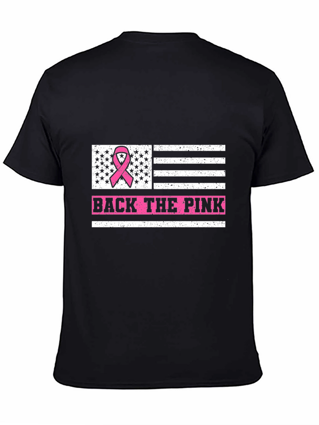 Back the Pink Breast Cancer Awareness Graphic Tee