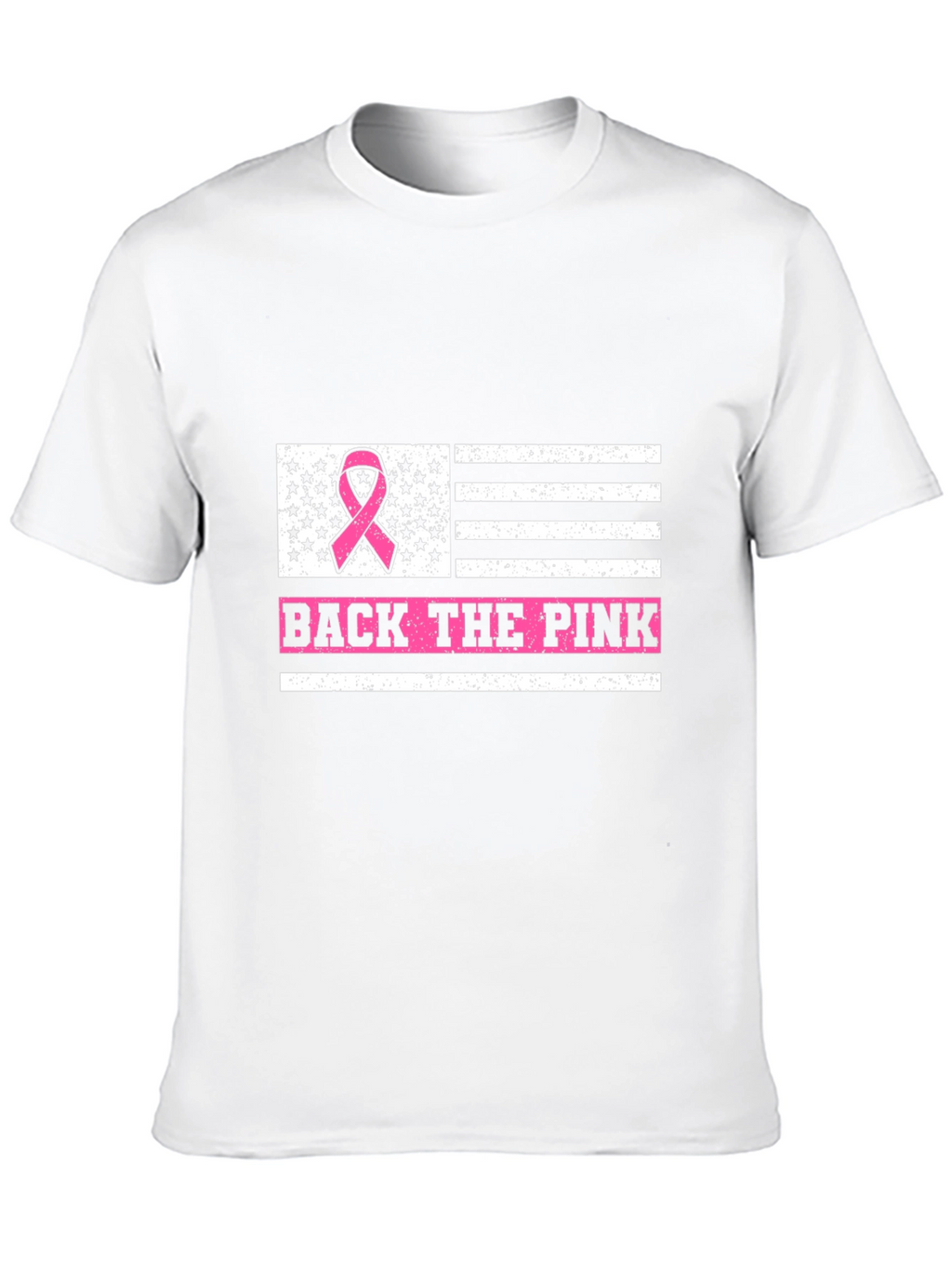 Back the Pink Breast Cancer Awareness Graphic Tee