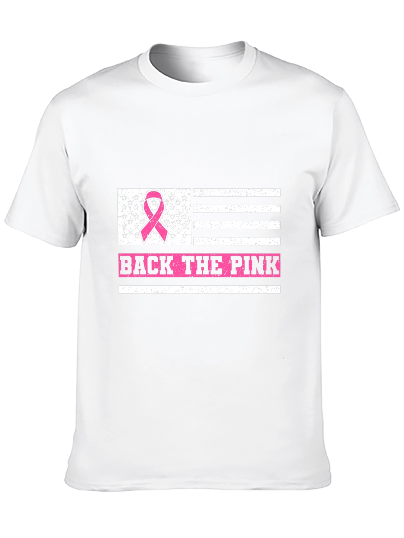 Back the Pink Breast Cancer Awareness Graphic Tee