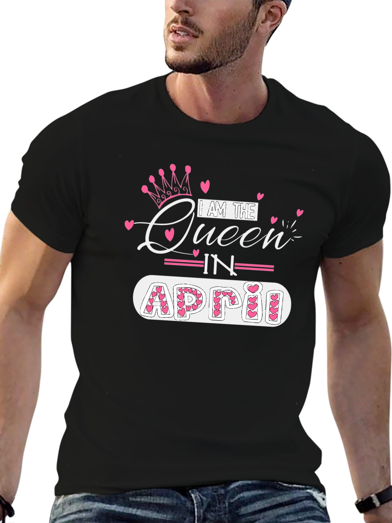 I am the Queen in April T-Shirt