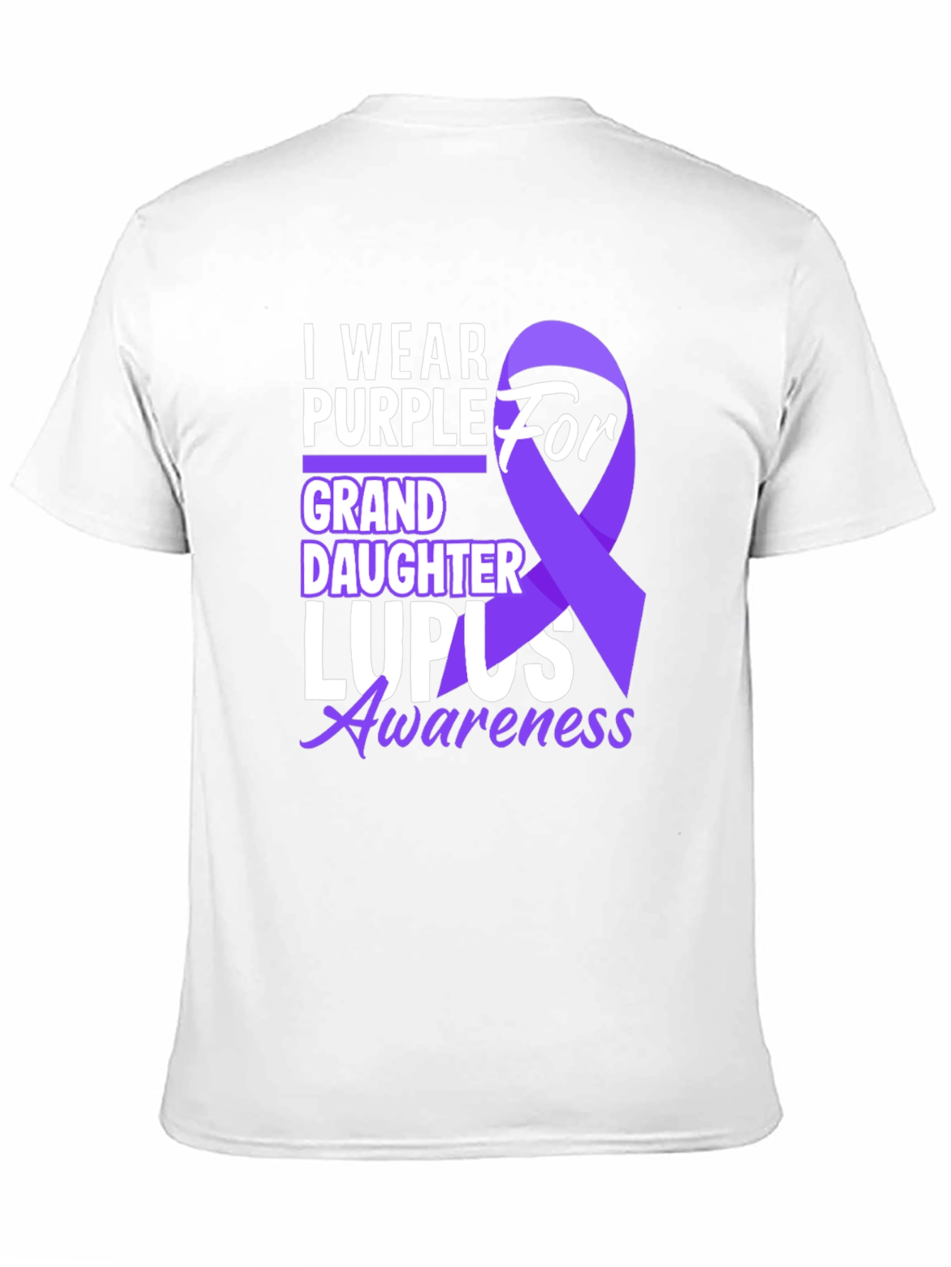 Purple Lupus Awareness Granddaughter T-Shirt