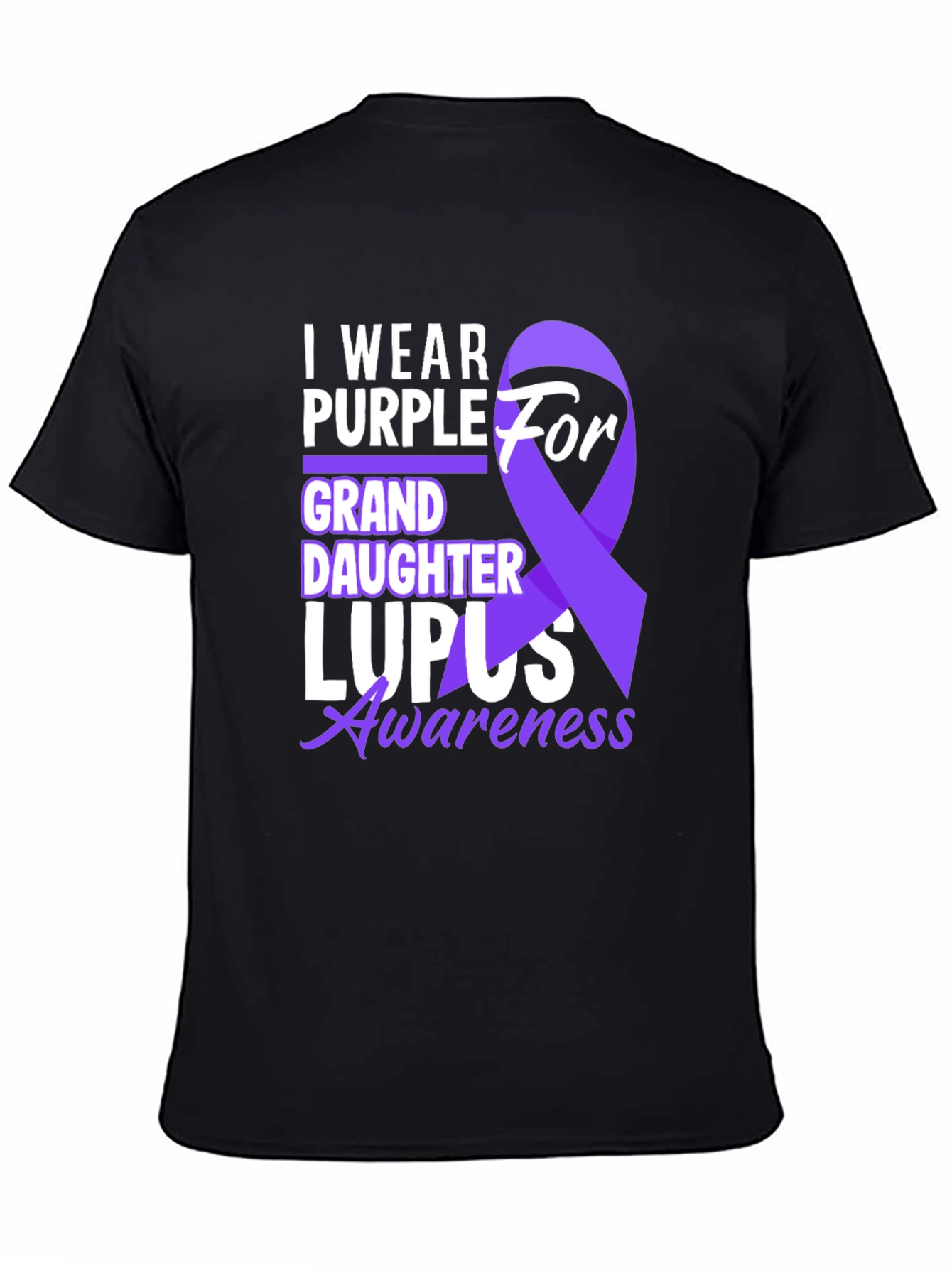 Purple Lupus Awareness Granddaughter T-Shirt
