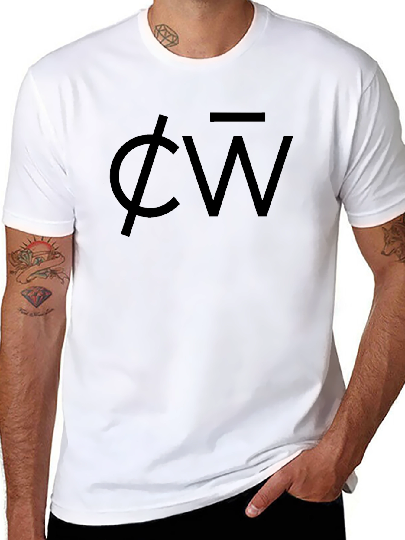 Black Graphic Tee - CW Design