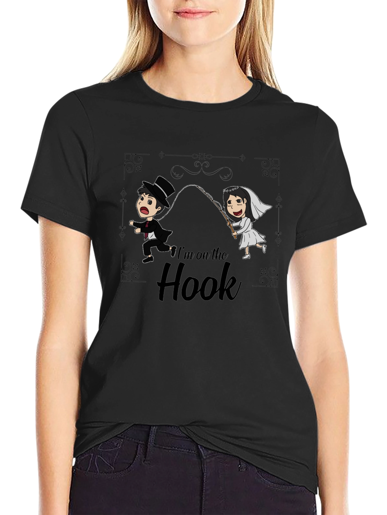 Im On The Hook T-Shirt - Wedding Humor