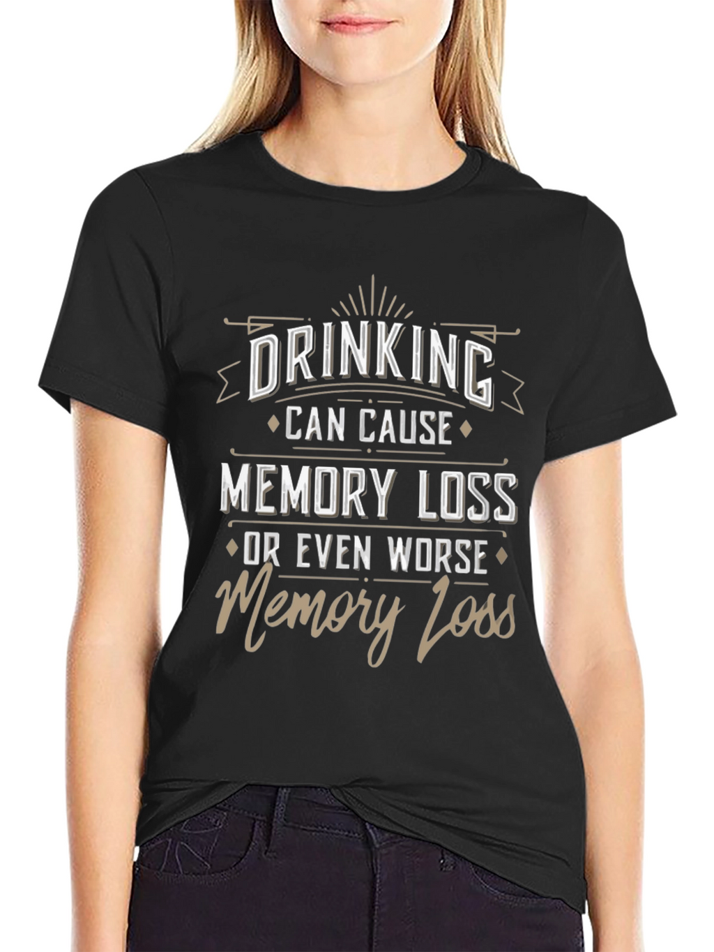 Humorous Drinking Graphic Tee