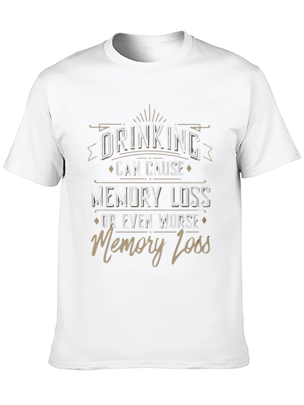 Humorous Drinking Graphic Tee