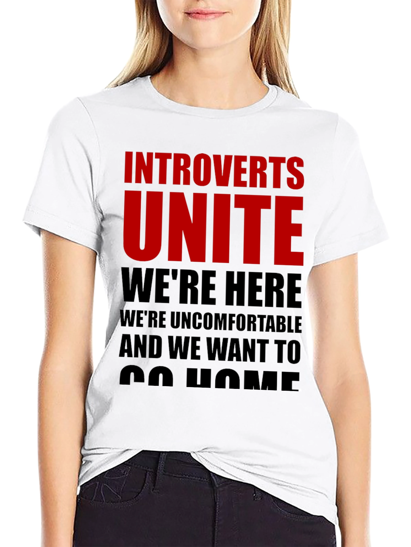 Introvert Unite T-Shirt - Funny Slogan Tee