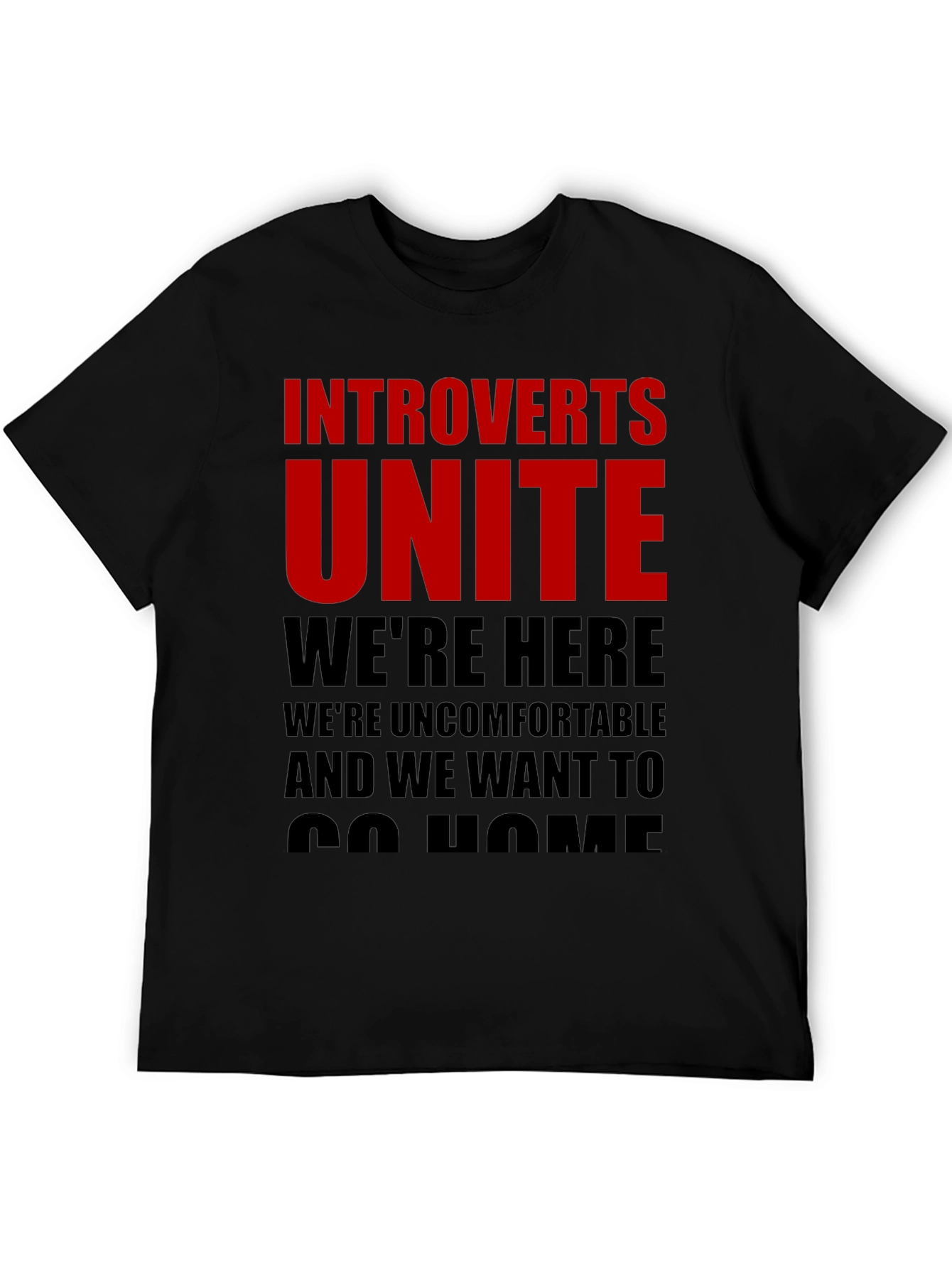 Introvert Unite T-Shirt - Funny Slogan Tee