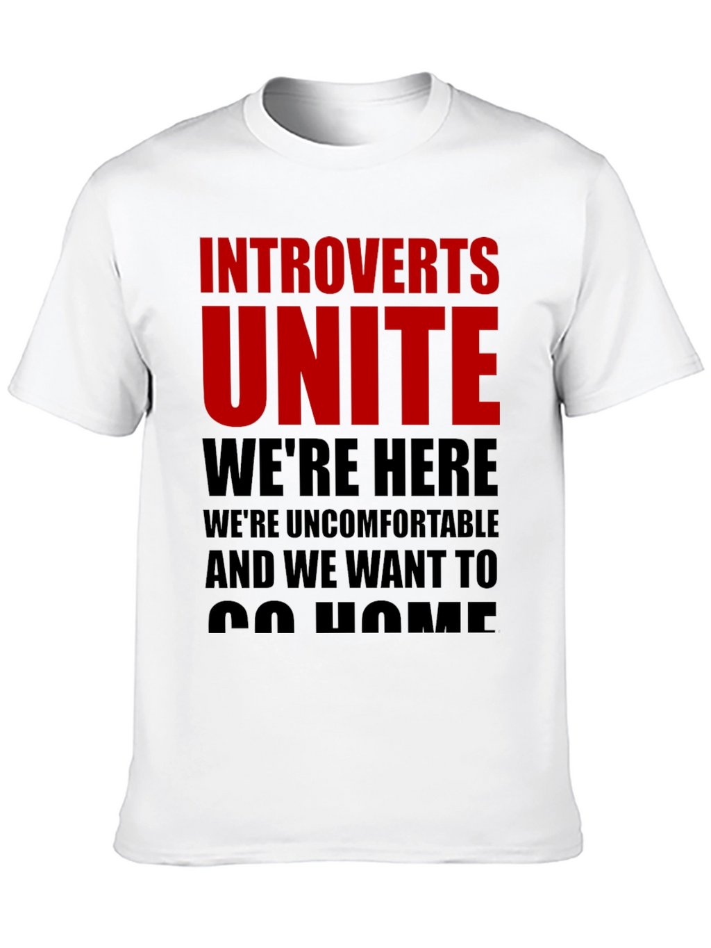 Introvert Unite T-Shirt - Funny Slogan Tee