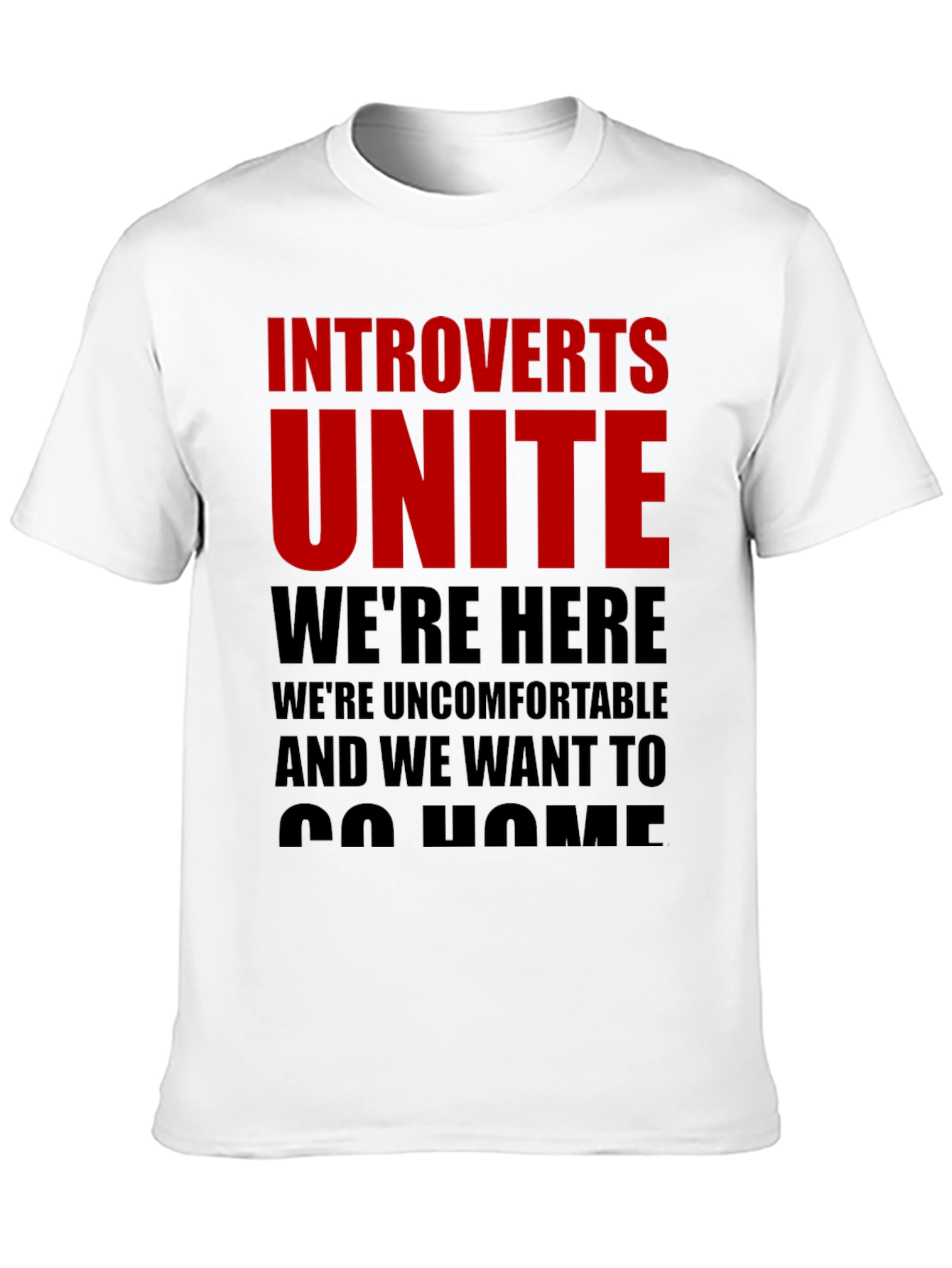 Introvert Unite T-Shirt - Funny Slogan Tee