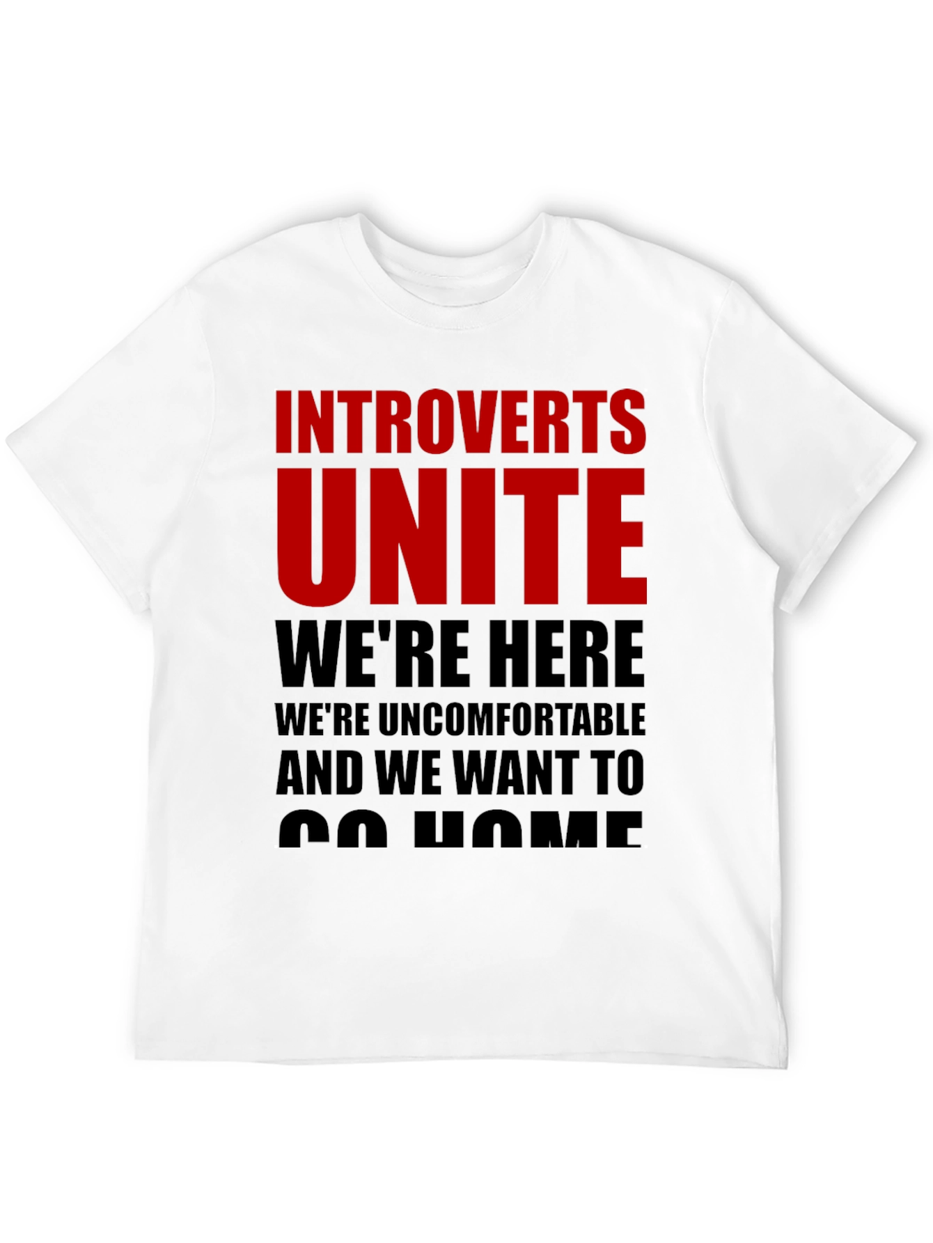 Introvert Unite T-Shirt - Funny Slogan Tee