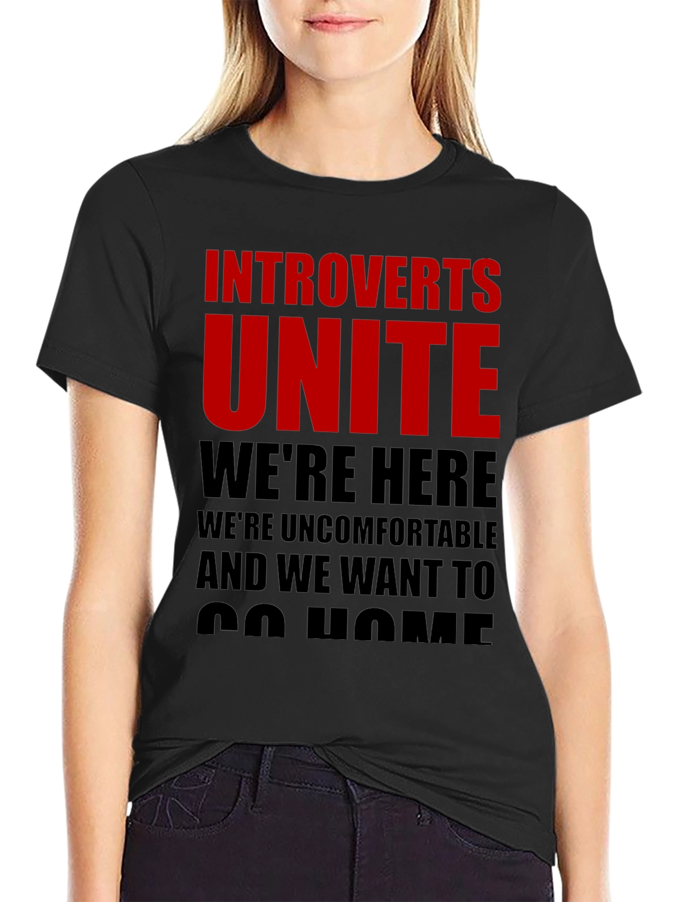 Introvert Unite T-Shirt - Funny Slogan Tee