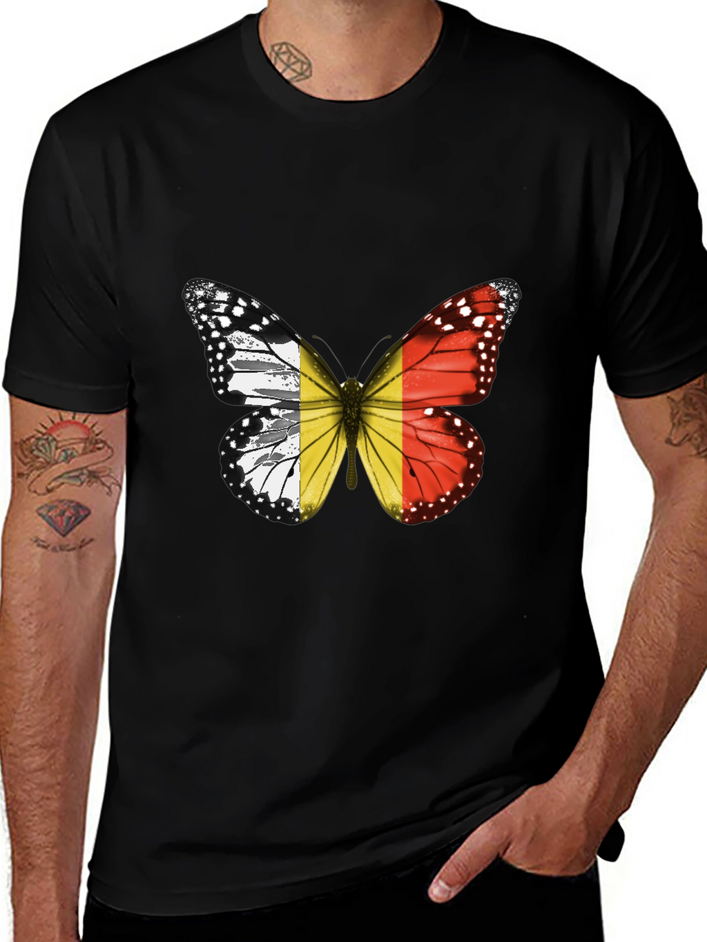 Butterfly Flag T-Shirt