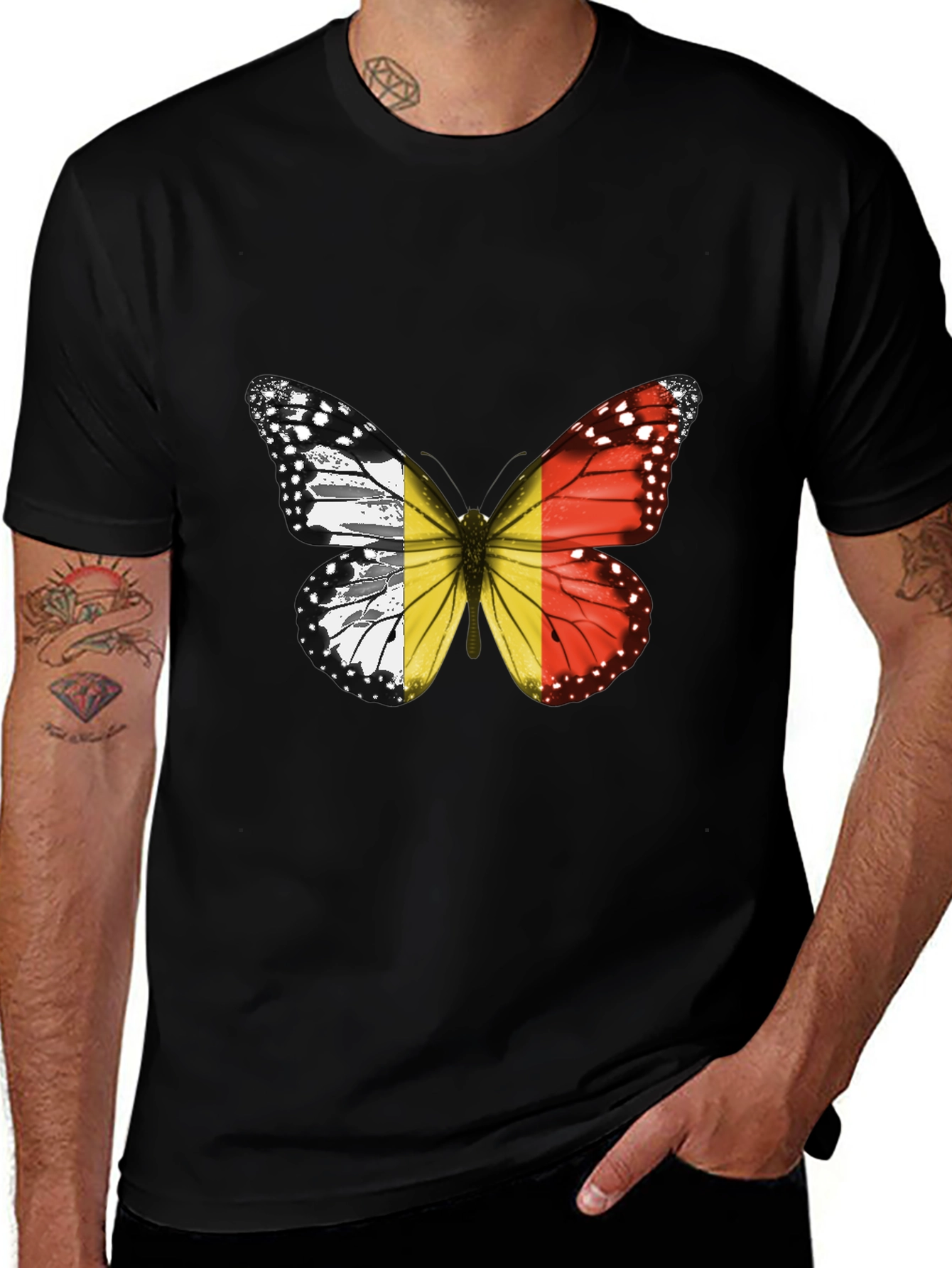 Butterfly Flag T-Shirt