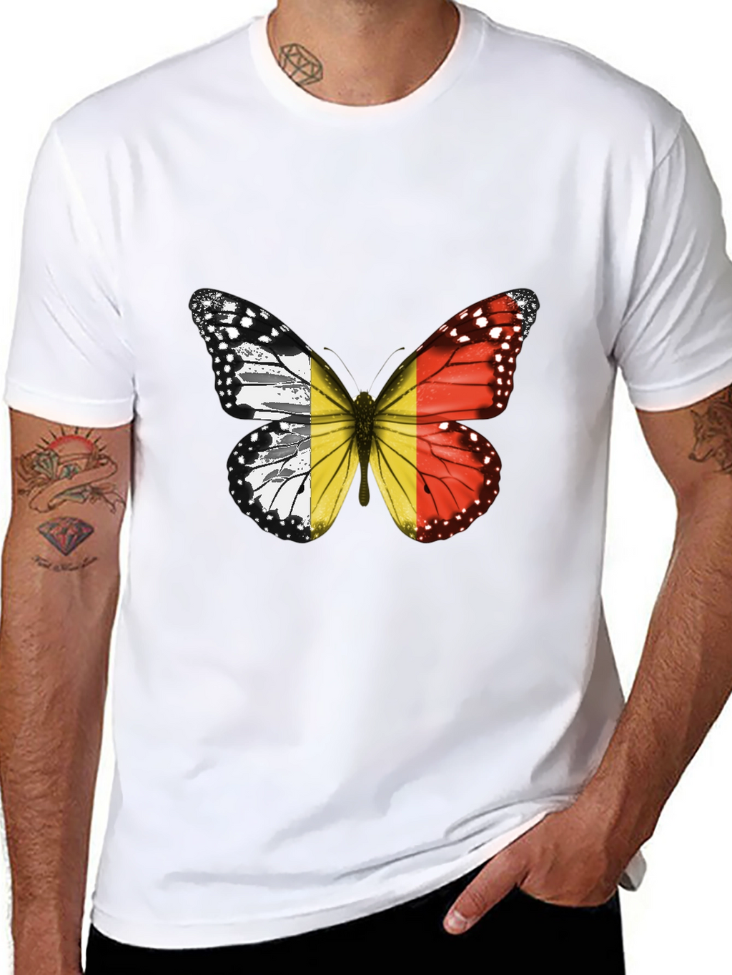 Butterfly Flag T-Shirt