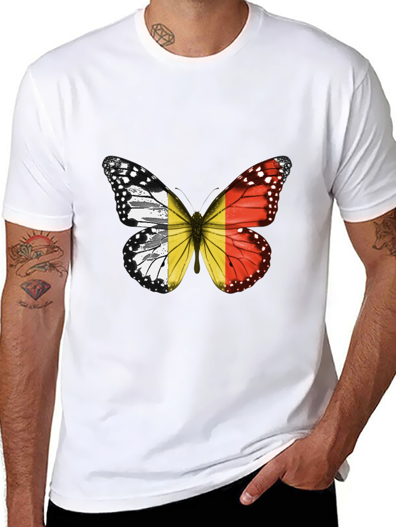 Butterfly Flag T-Shirt