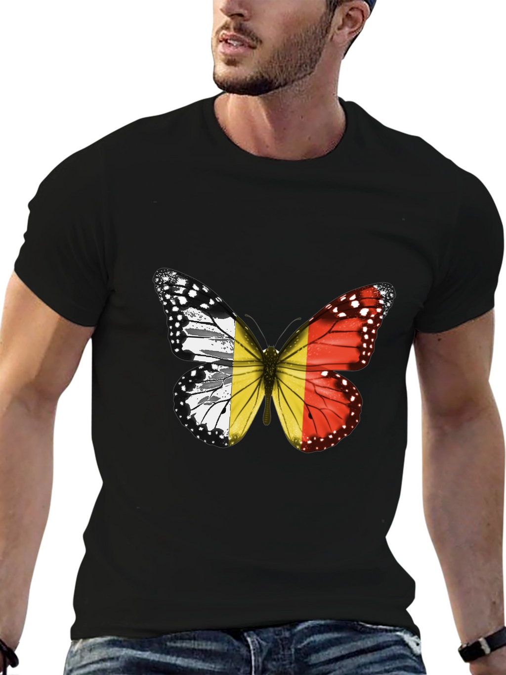 Butterfly Flag T-Shirt