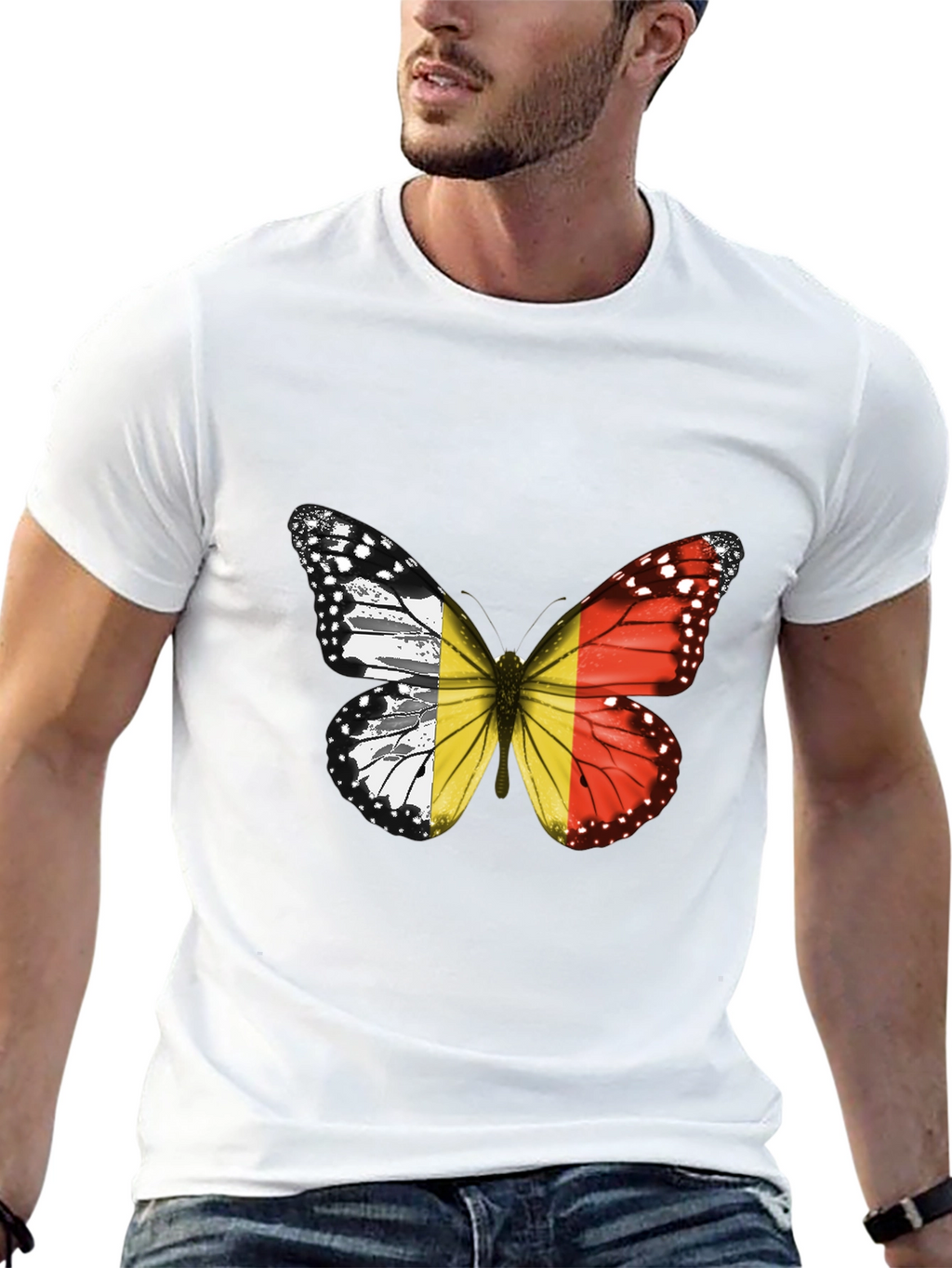 Butterfly Flag T-Shirt