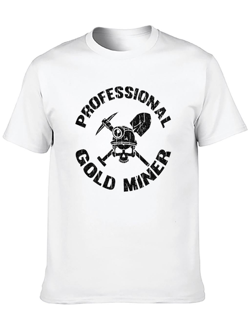 Professional Gold Miner Black T-Shirt