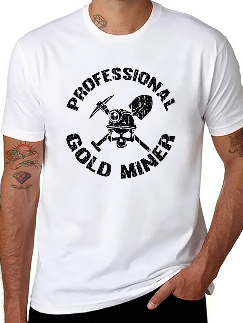 Professional Gold Miner Black T-Shirt