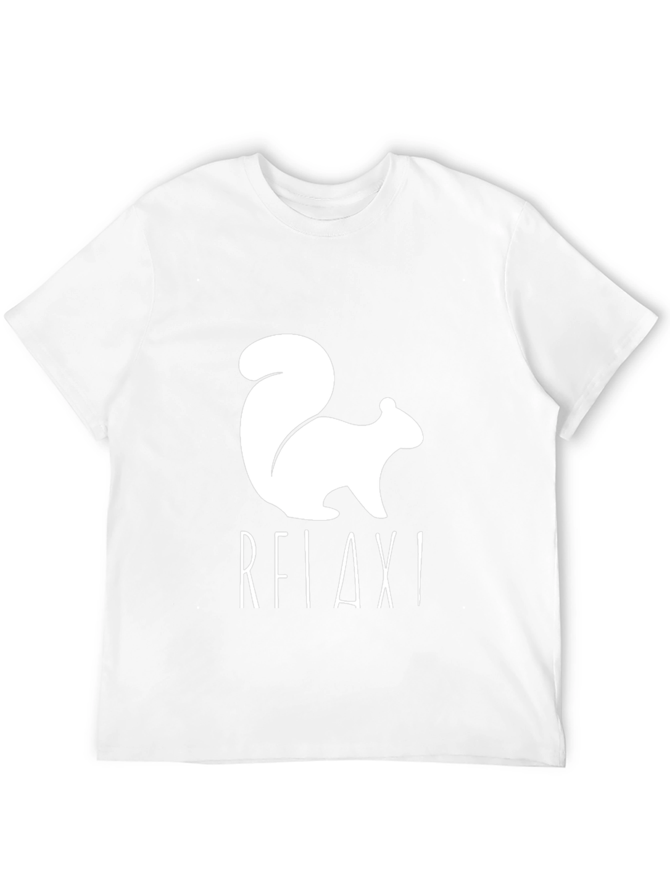 Relax! Squirrel Graphic Tee - Black
