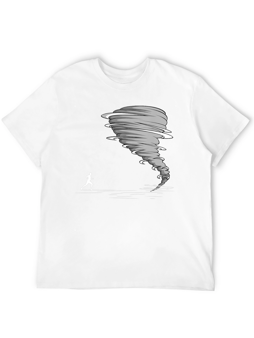 Tornado Chaser Graphic Tee - Black Cotton