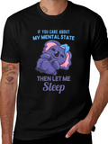 Funny Mental State Koala Sleep T-Shirt