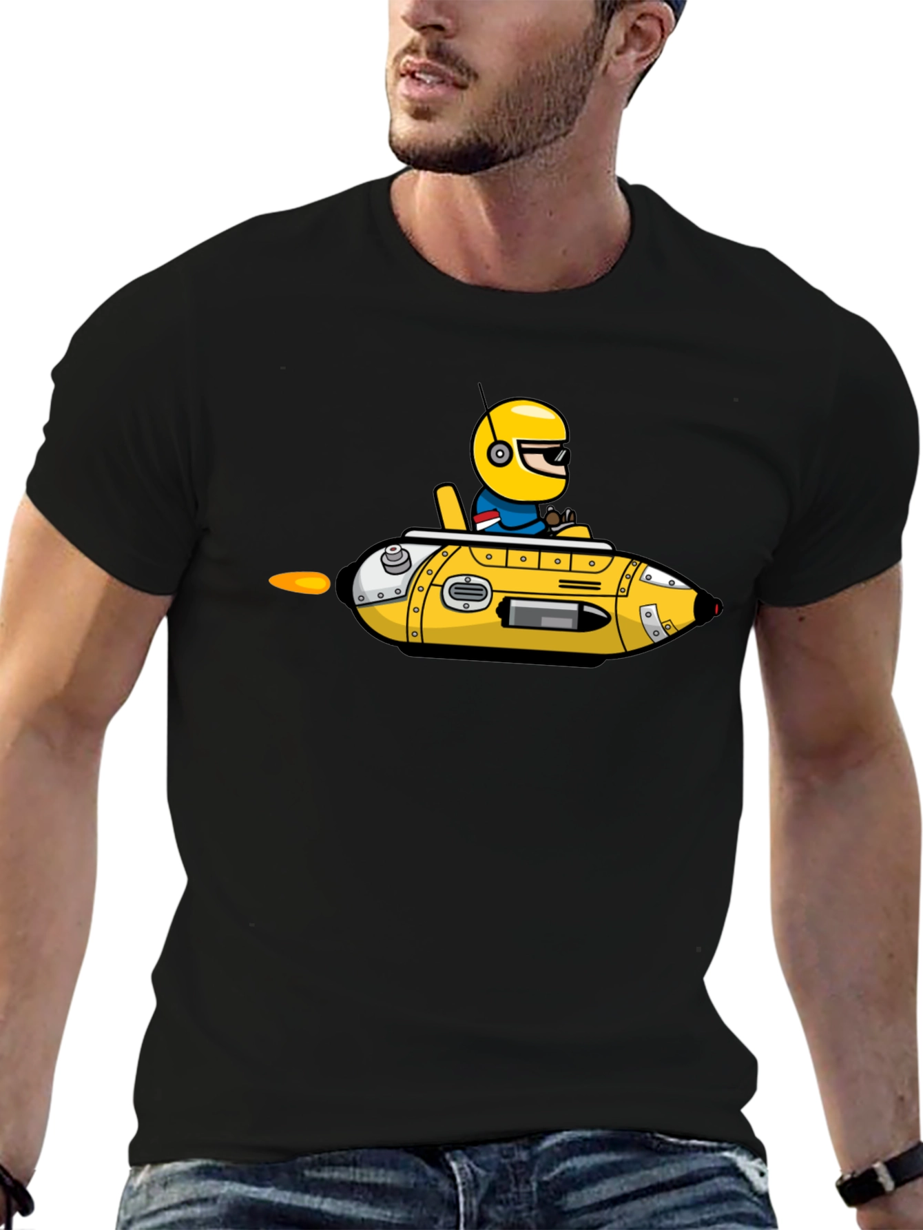Cartoon Submarine T-Shirt