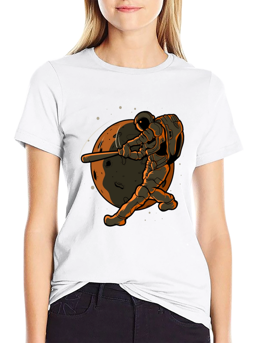 Astronaut Baseball T-Shirt