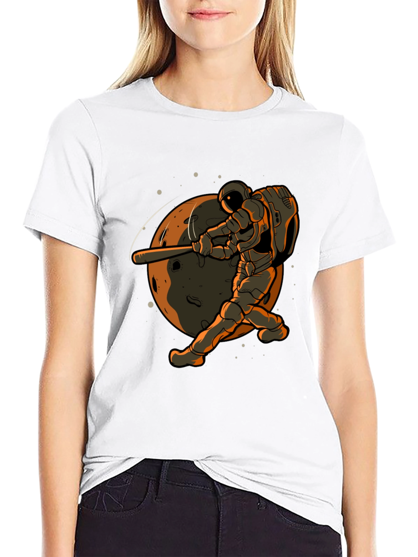 Astronaut Baseball T-Shirt