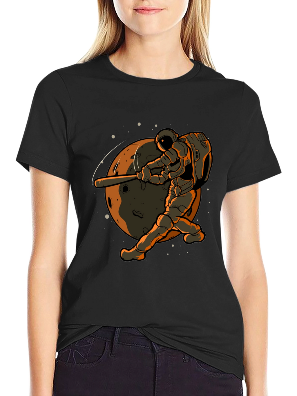 Astronaut Baseball T-Shirt