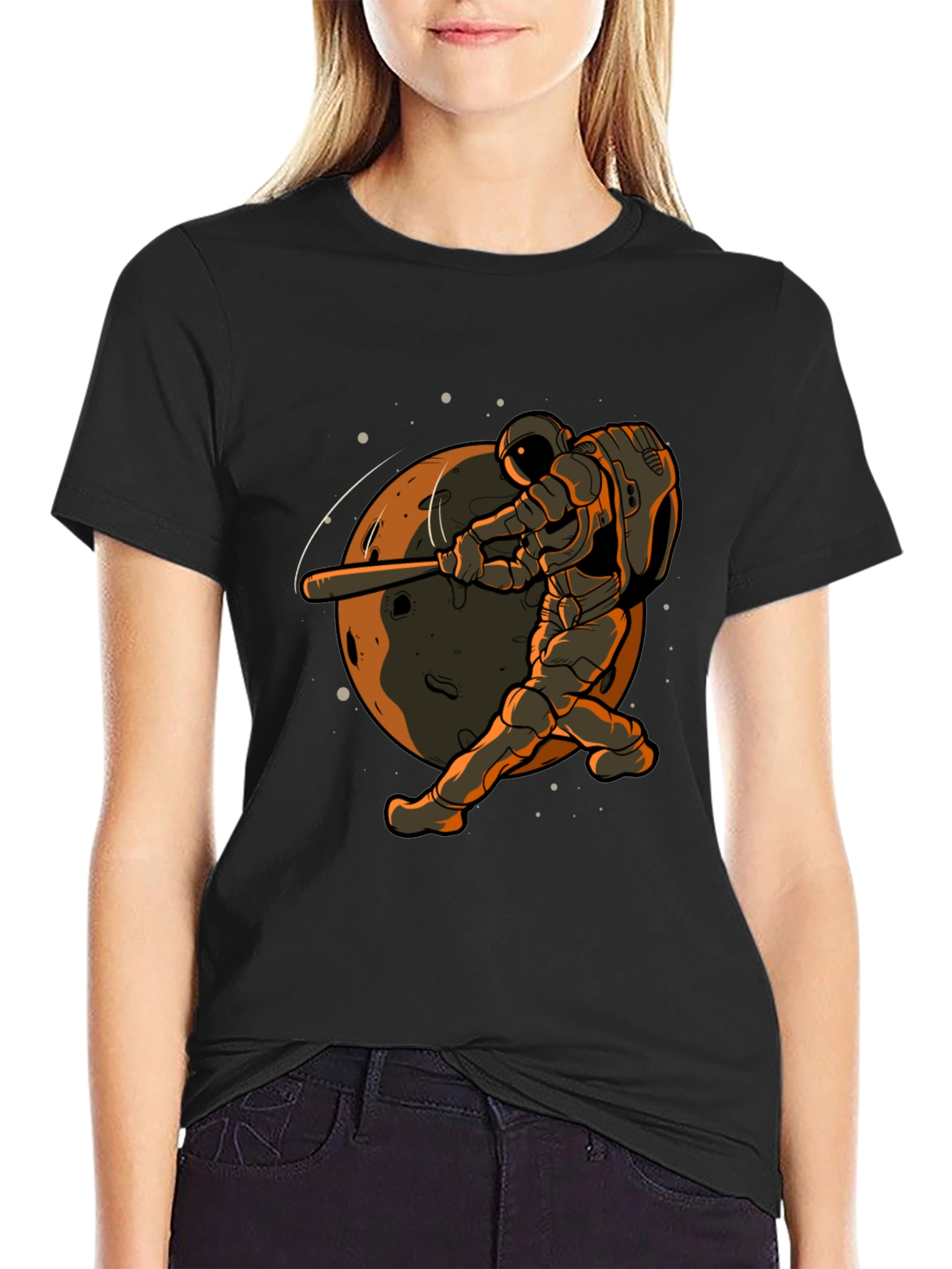 Astronaut Baseball T-Shirt