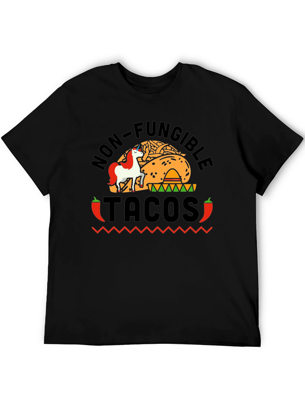 Non-Fungible Tacos Funny Graphic Tee