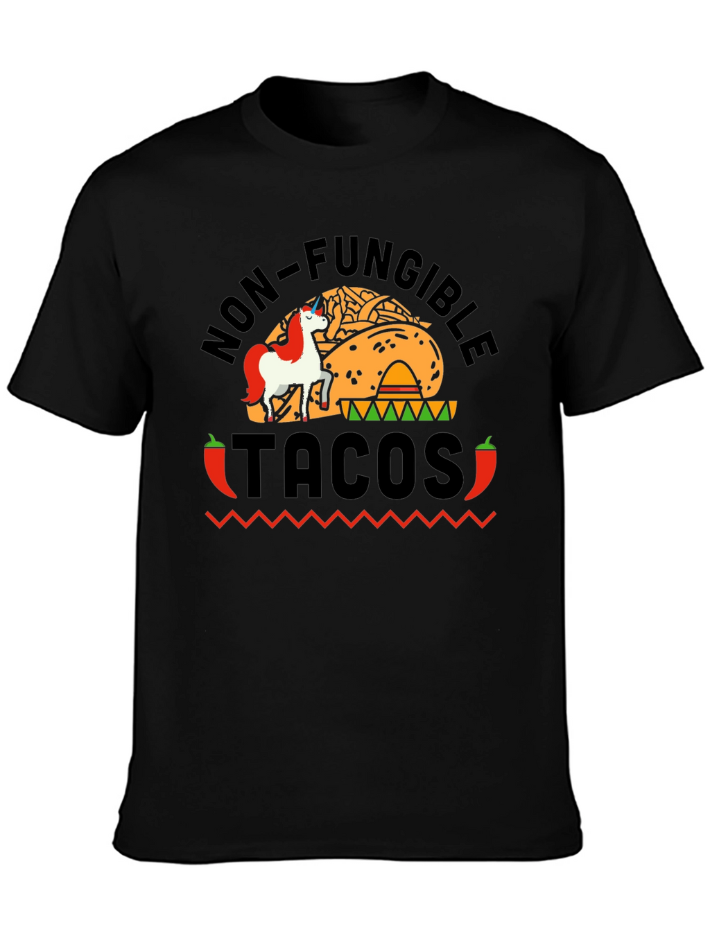 Non-Fungible Tacos Funny Graphic Tee