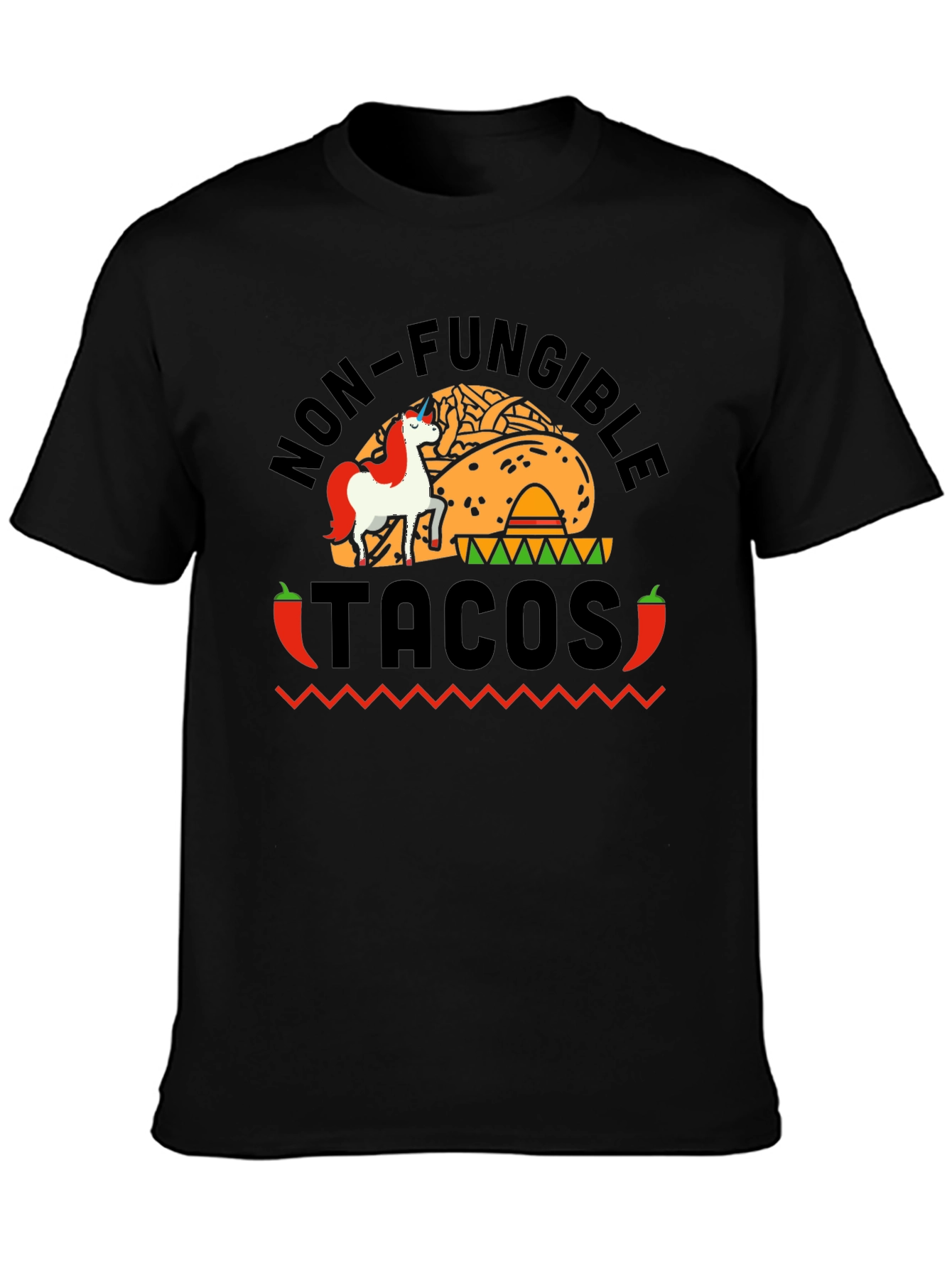 Non-Fungible Tacos Funny Graphic Tee