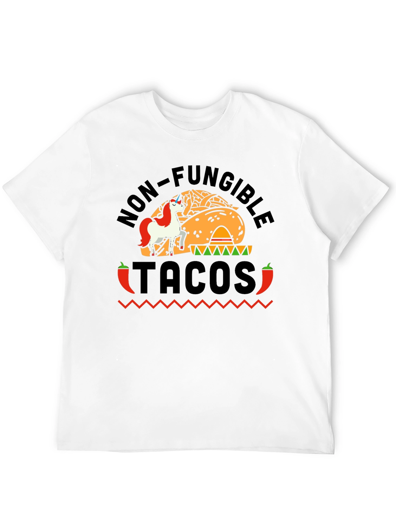 Non-Fungible Tacos Funny Graphic Tee