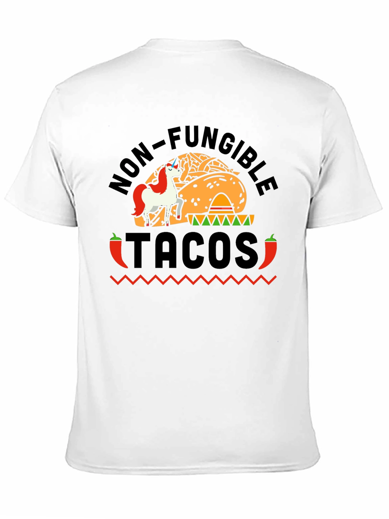 Non-Fungible Tacos Funny Graphic Tee