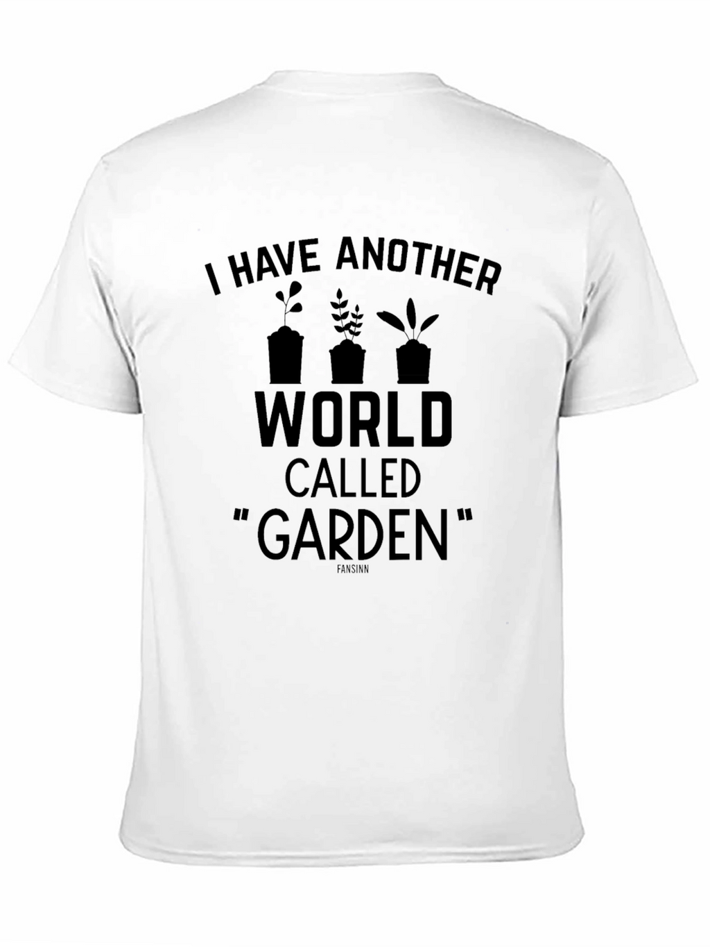 Garden World Graphic Tee - Black Unisex Shirt