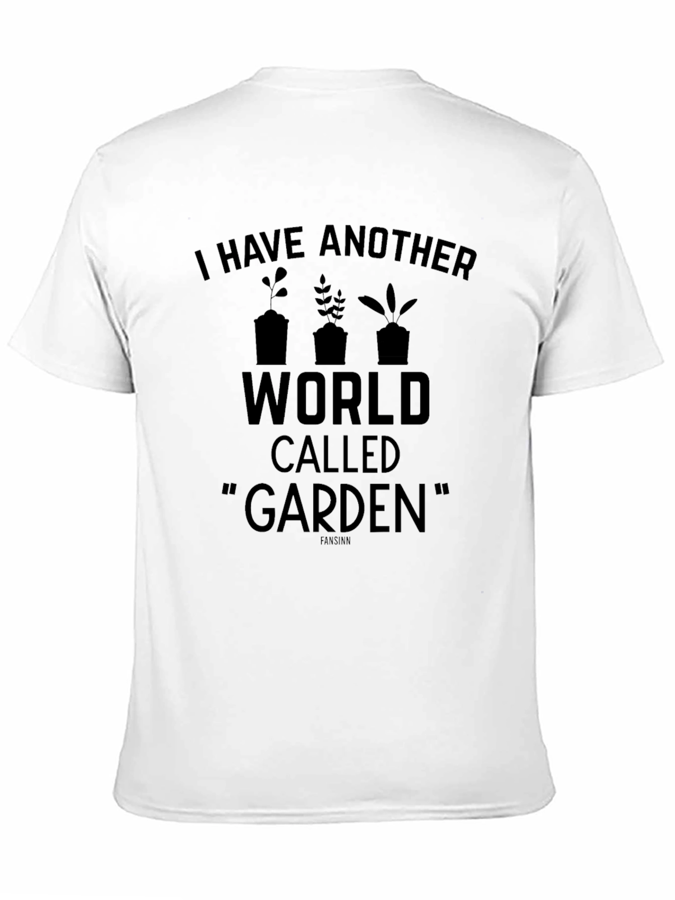 Garden World Graphic Tee - Black Unisex Shirt