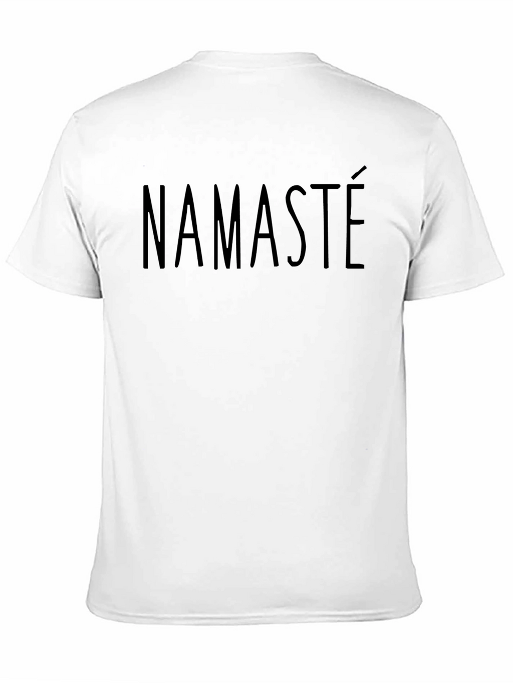 Namaste Black Crew Neck T-Shirt