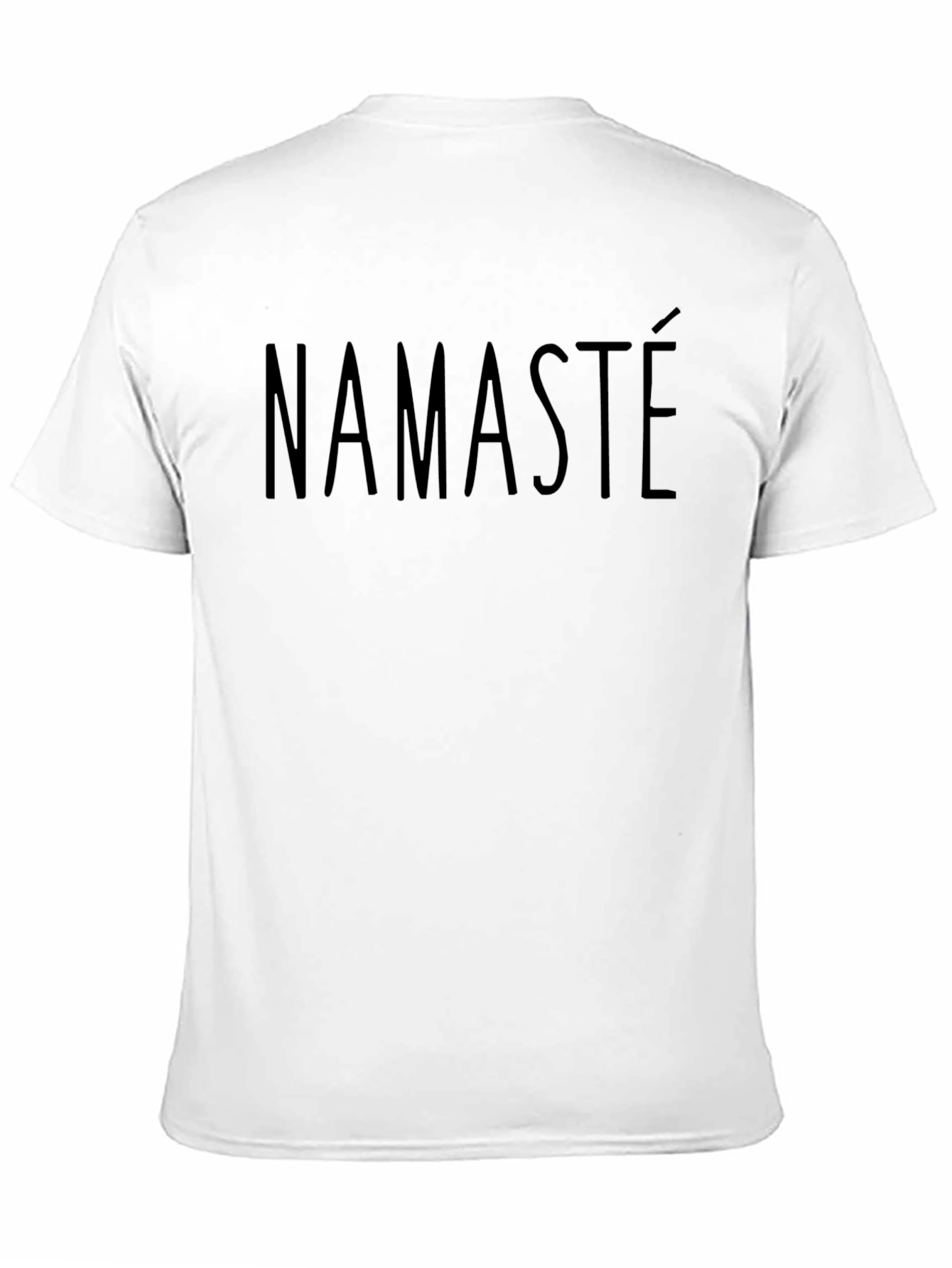 Namaste Black Crew Neck T-Shirt