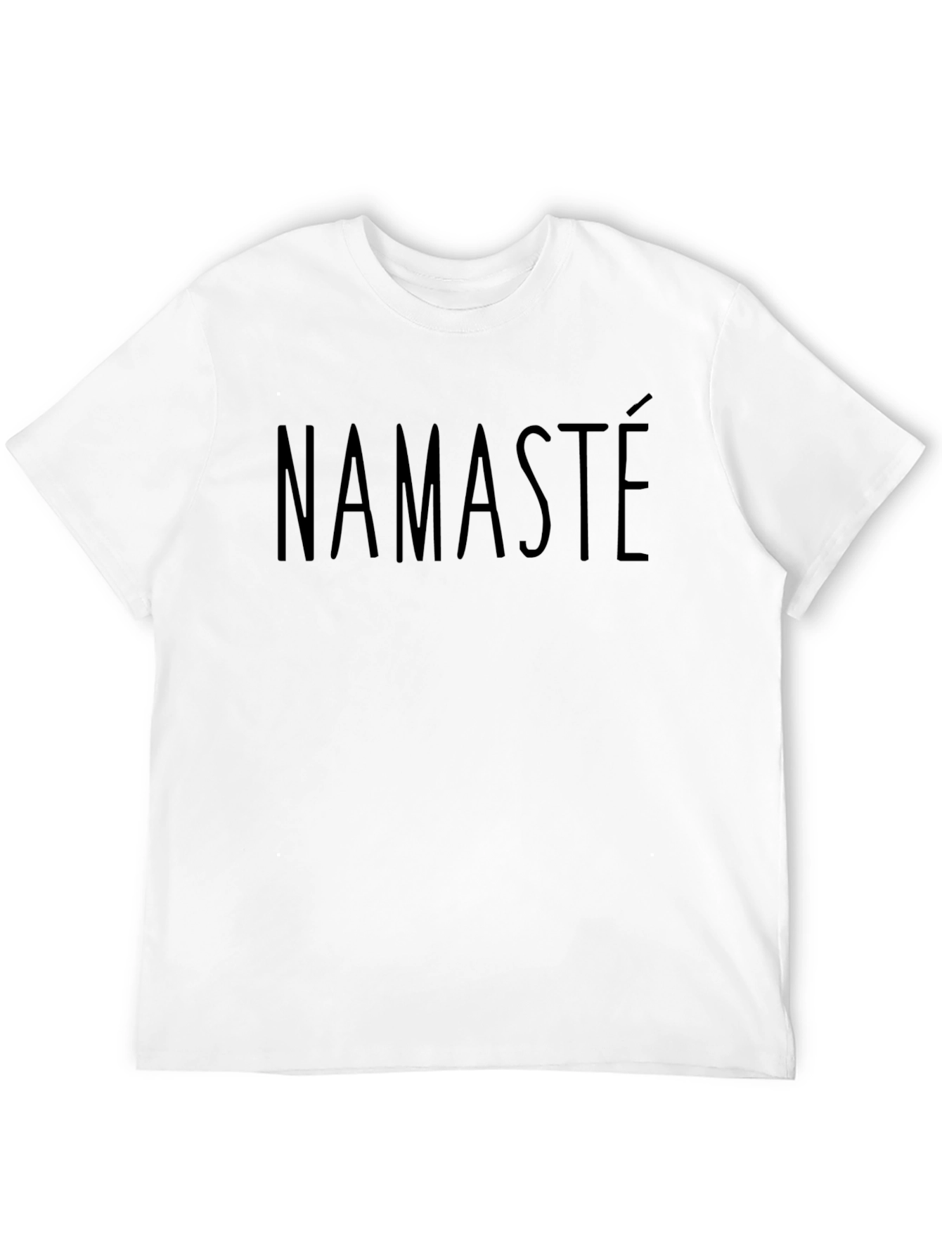 Namaste Black Crew Neck T-Shirt