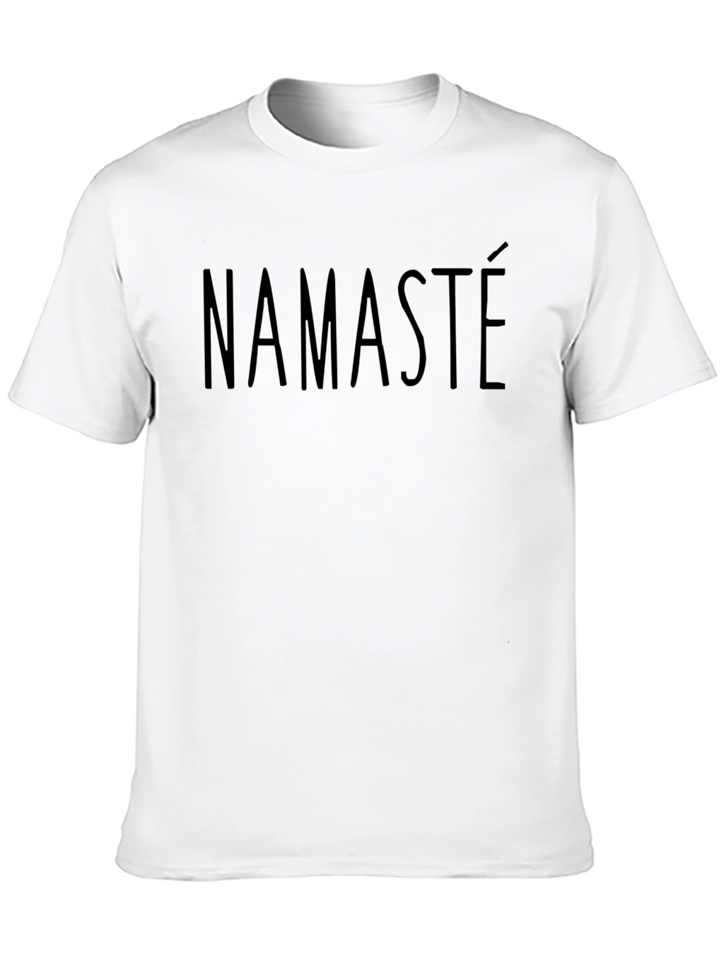 Namaste Black Crew Neck T-Shirt