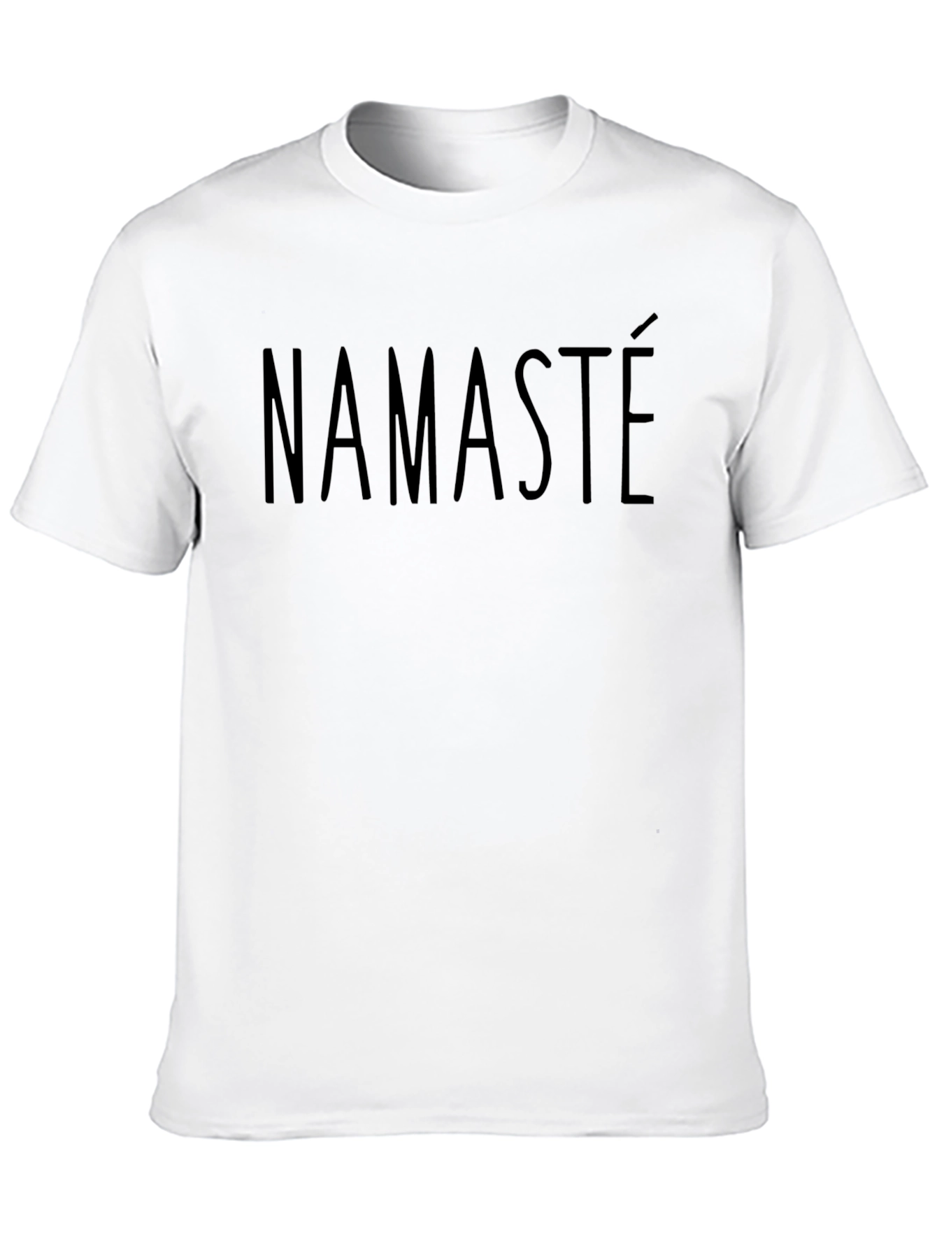 Namaste Black Crew Neck T-Shirt