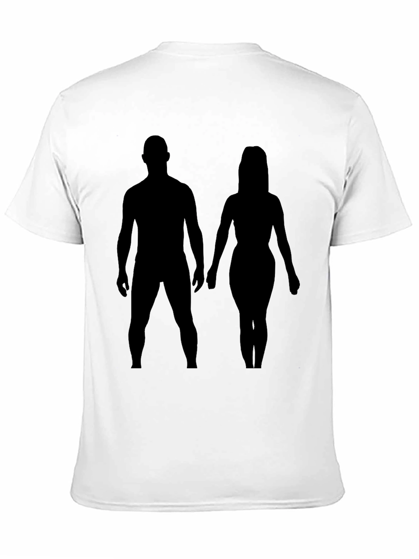 Silhouette Couple Black Tee