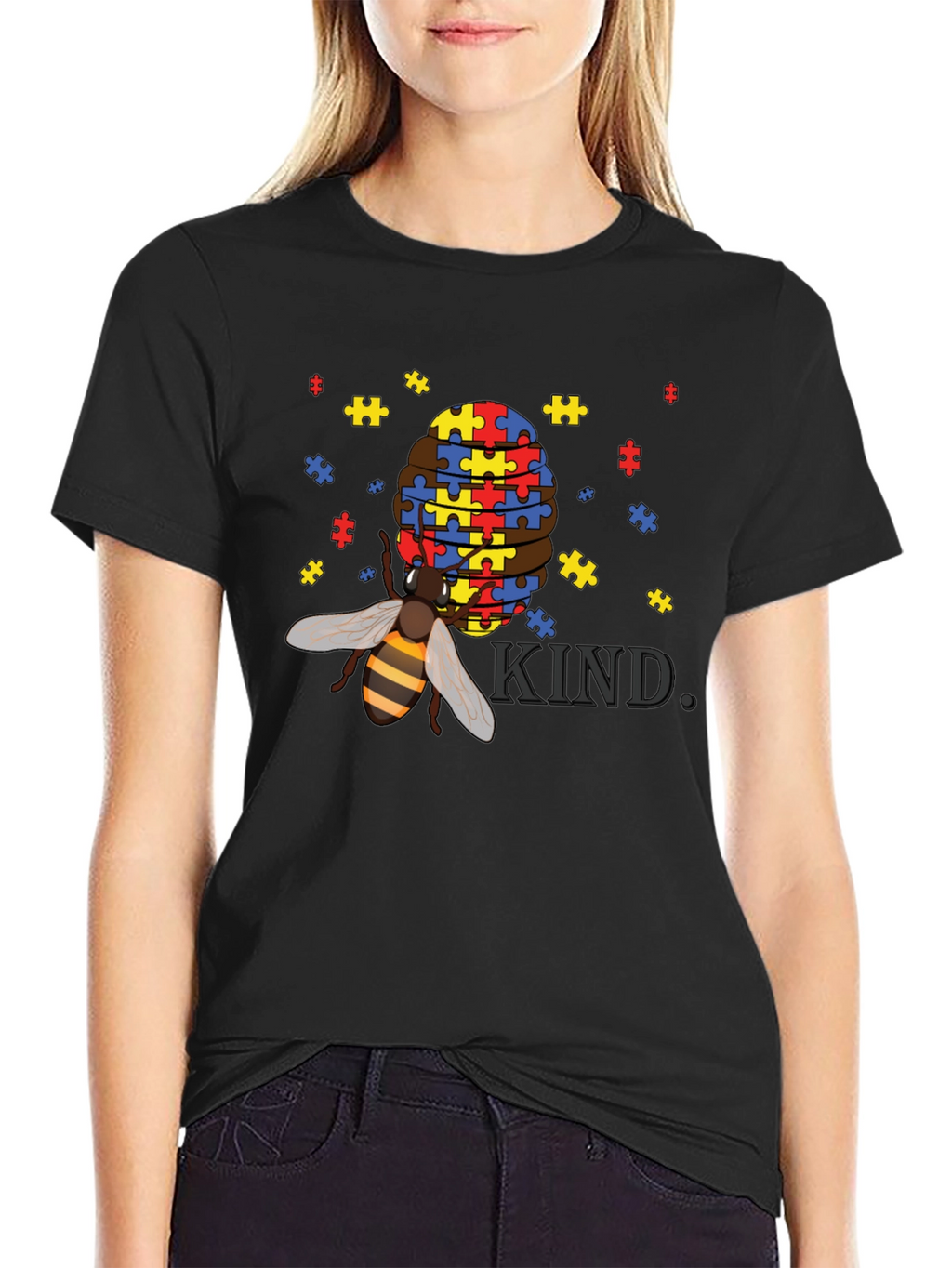 Bee Kind Autism Awareness T-Shirt