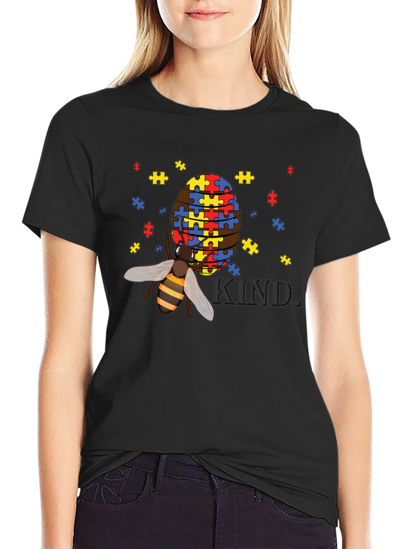 Bee Kind Autism Awareness T-Shirt